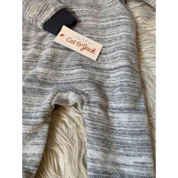 Cat & Jack Baby Boy Hooded Bodysuit 3-6 MOS Outfit Reindeer Soft Antler NWT 3489 - Picture 13 of 13